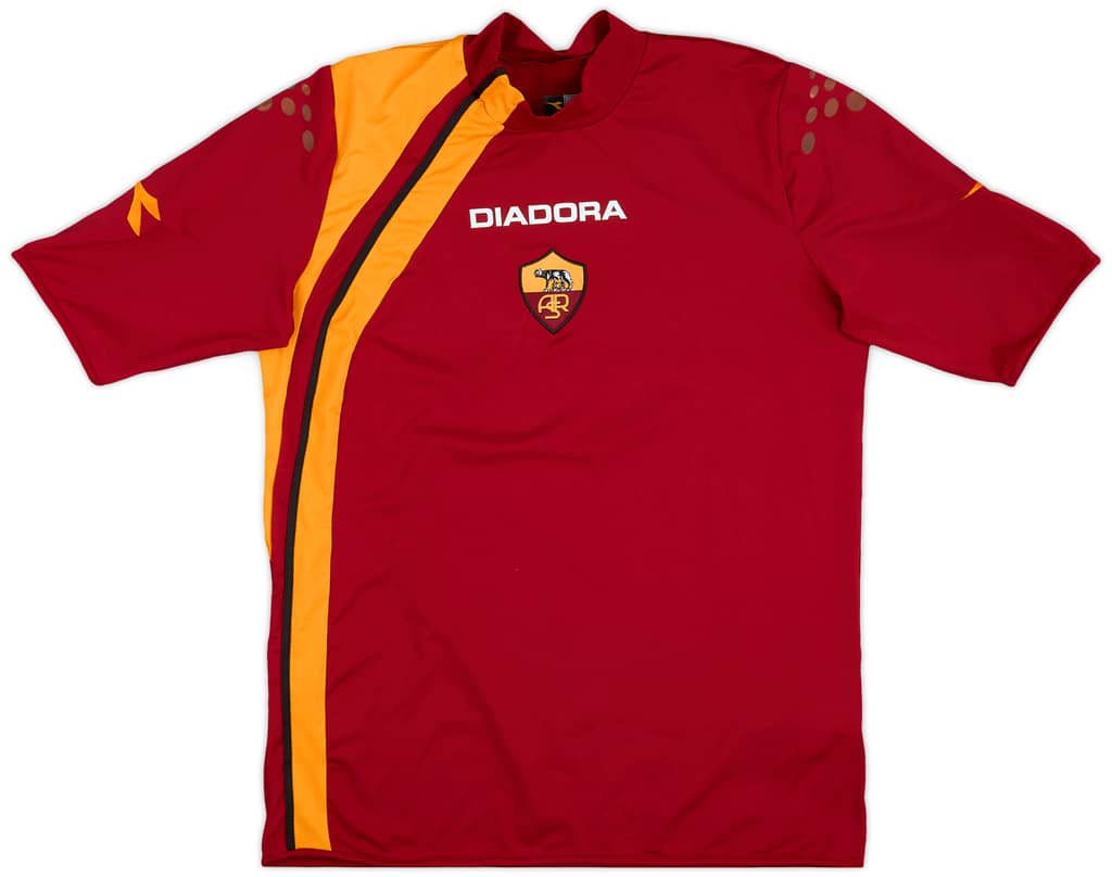2005-06 Roma Home Shirt - 8/10 - (L)
