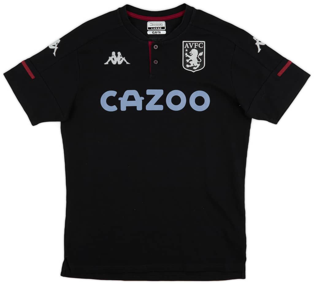2020-21 Aston Villa Kappa Polo Shirt - 7/10 - (L)
