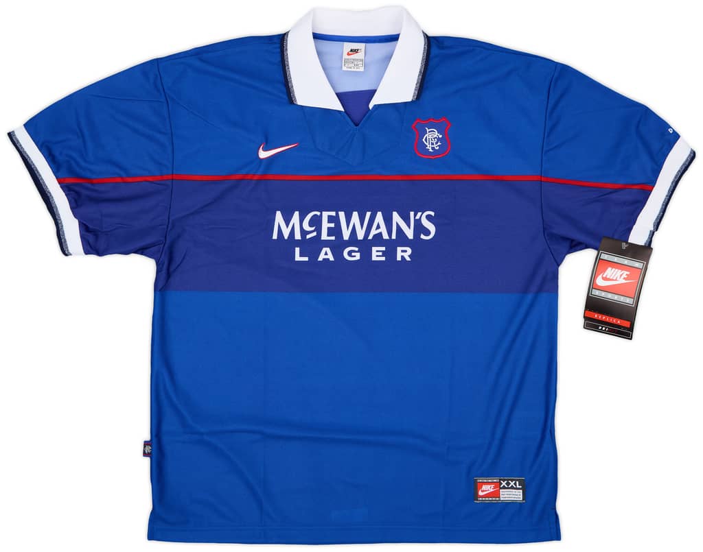 1997-99 Rangers Home Shirt Gascoigne #8 (XXL)