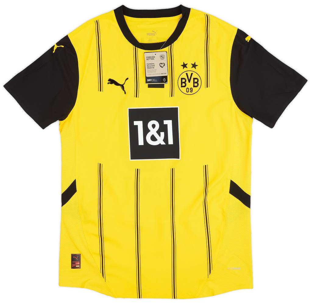 2024-25 Borussia Dortmund Authentic Home Shirt Brandt #19