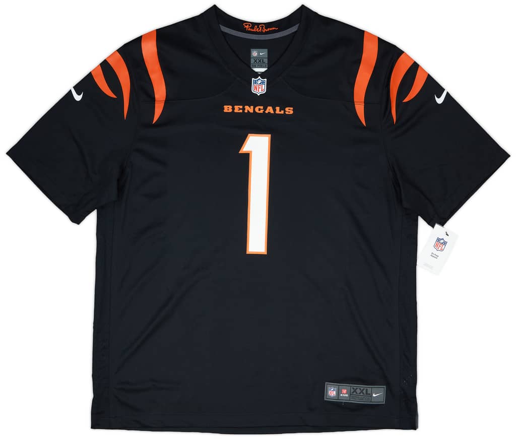 2021-24 Cincinnati Bengals Chase #1 Nike Game Home Jersey (XXL)