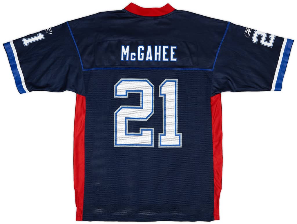 2005-06 Buffalo Bills McGahee #21 Reebok On Field Home Jersey - 8/10 - (L)