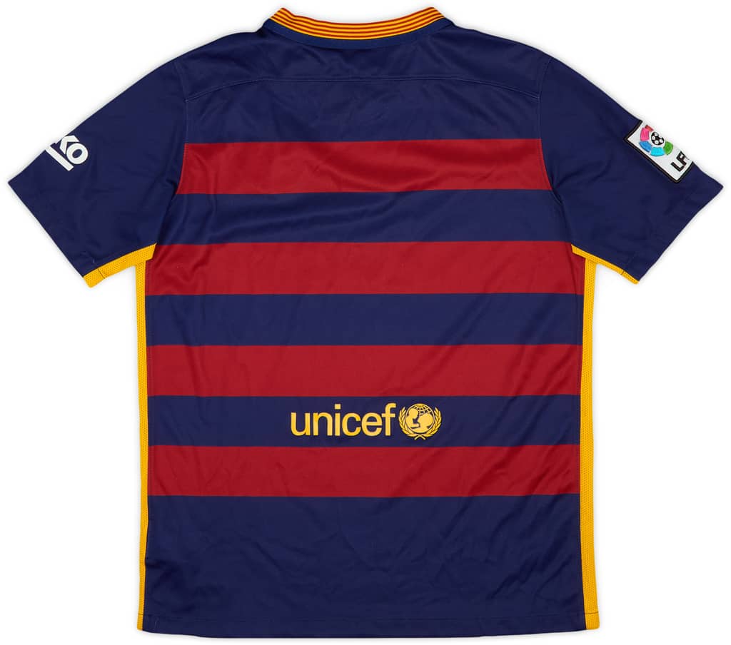 2015-16 Barcelona Home Shirt - 6/10 - (XL.Boys)