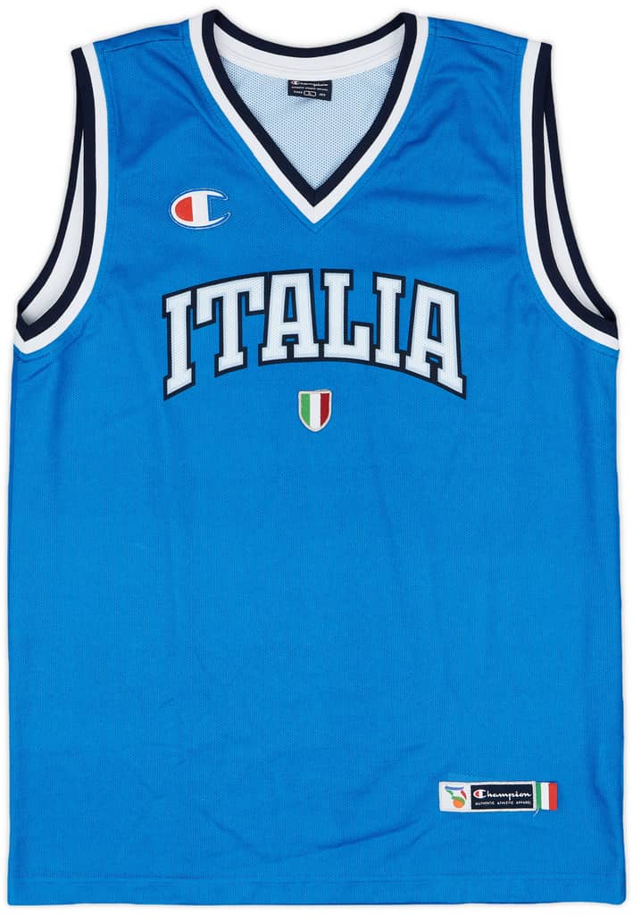 2005-08 Italy National Team Champion Home Jersey - 9/10 - (L)