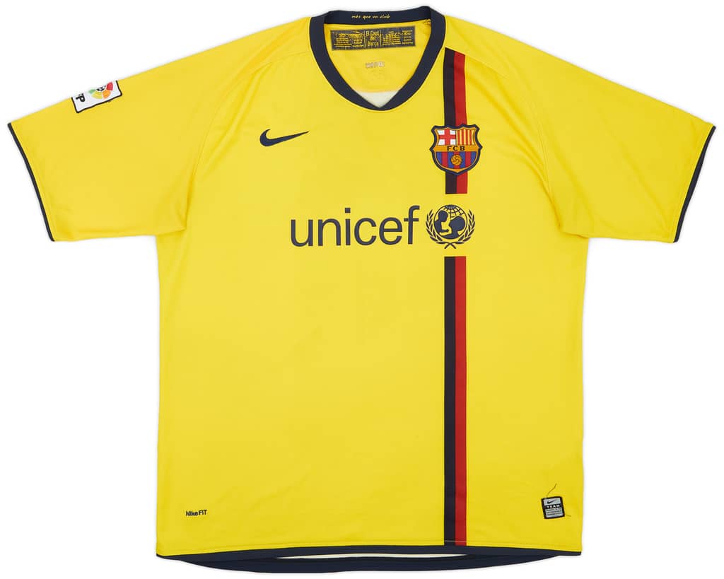 2008-10 Barcelona Away Shirt Messi #10 - 5/10 - (XL)