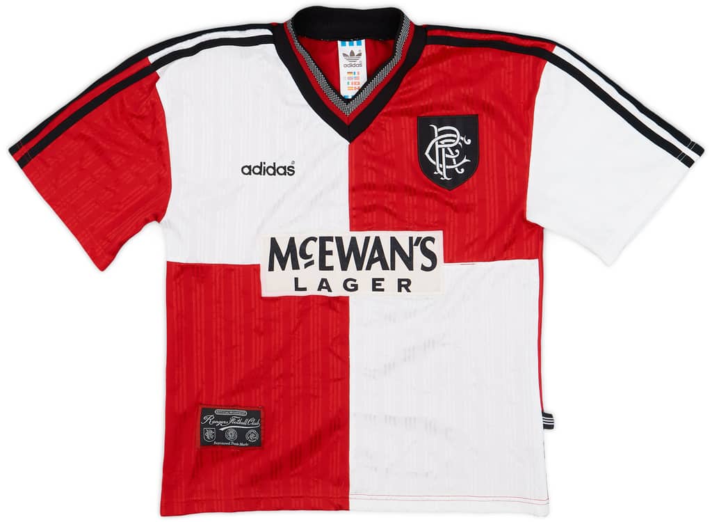 1995-96 Rangers Away Shirt - 8/10 - (S.Boys)