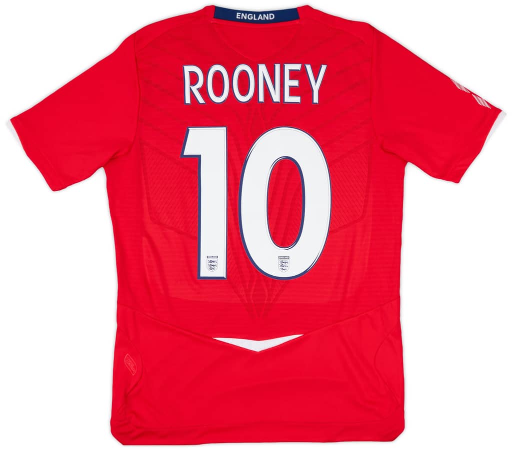2008-10 England Away Shirt Rooney #10 (S)