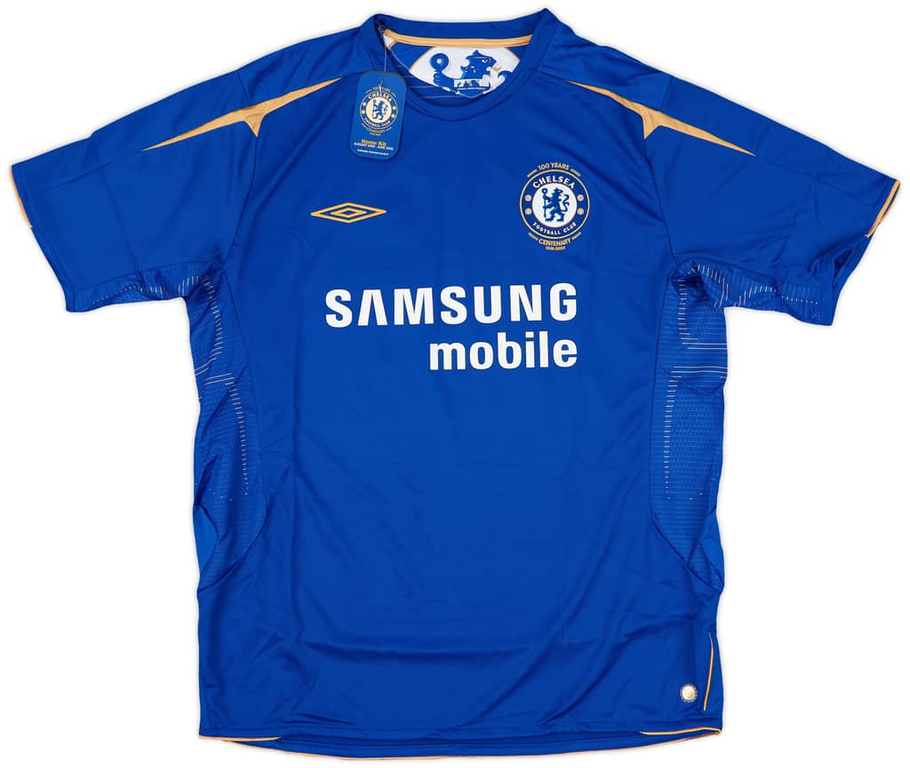 2005-06 Chelsea Centenary Home Shirt Drogba #15 (XL)