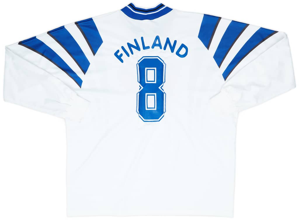 1996 Finland Player Issue Home/Training L/S Shirt #8