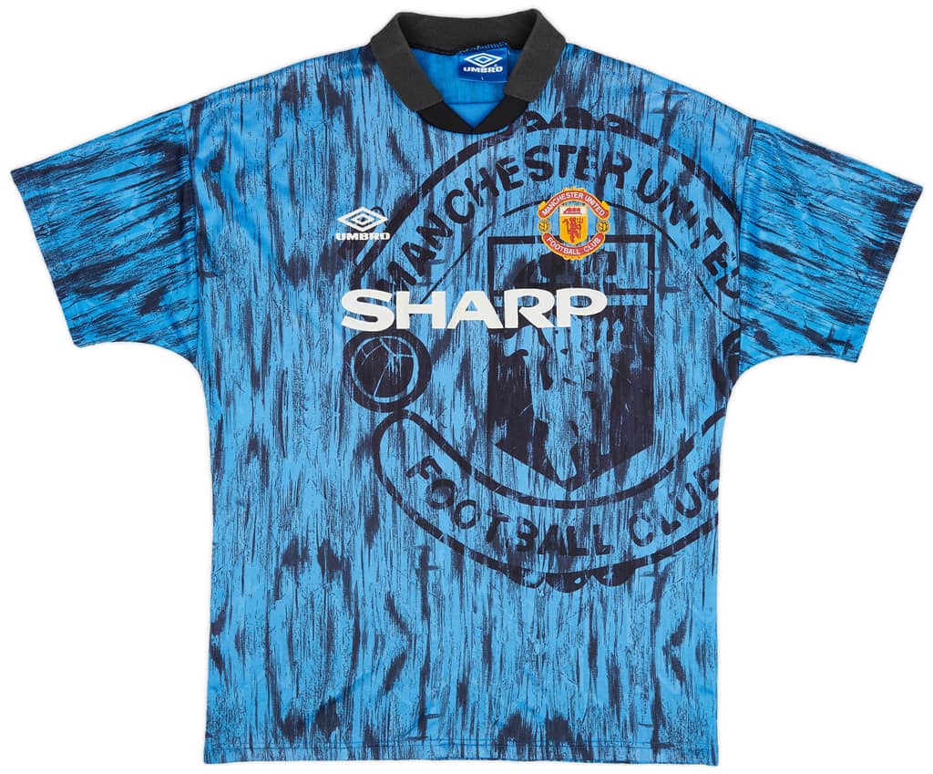 1992-93 Manchester United Away Shirt - 8/10 - (L)