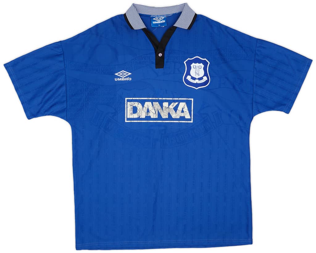 1995-97 Everton Home Shirt - 5/10 - (XL)