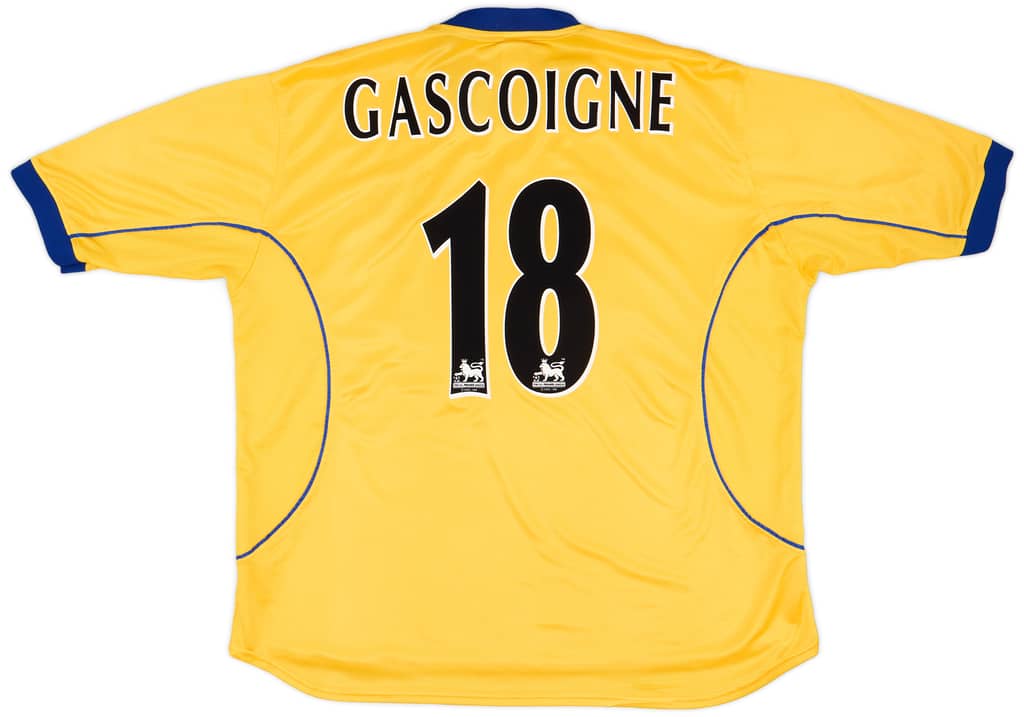 2000-01 Everton Away Shirt Gascoigne #18 - 8/10 - (XXL)