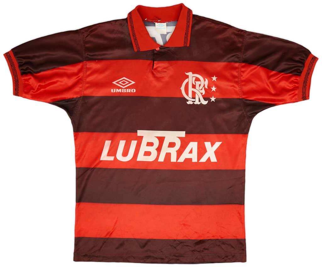 1992-93 Flamengo Home Shirt #7 - 7/10 - (L)