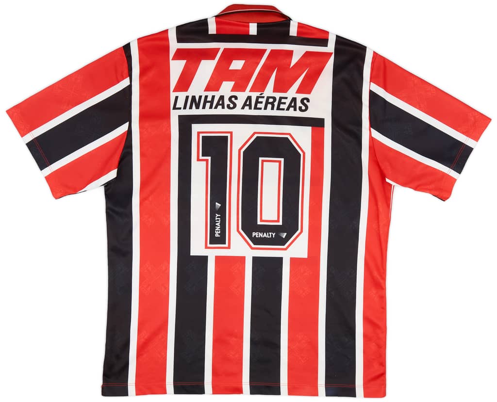 1993-94 Sao Paulo Away Shirt #10 (Leonardo) - 9/10 - (XL)