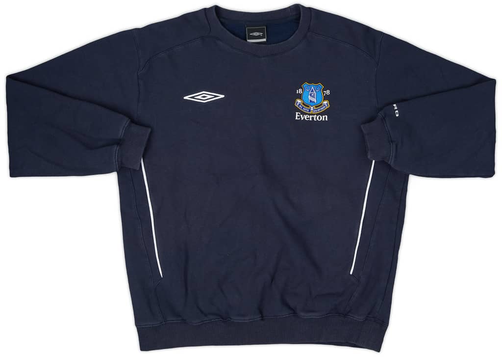 2007-08 Everton Umbro Sweat Top - 8/10 - (L)