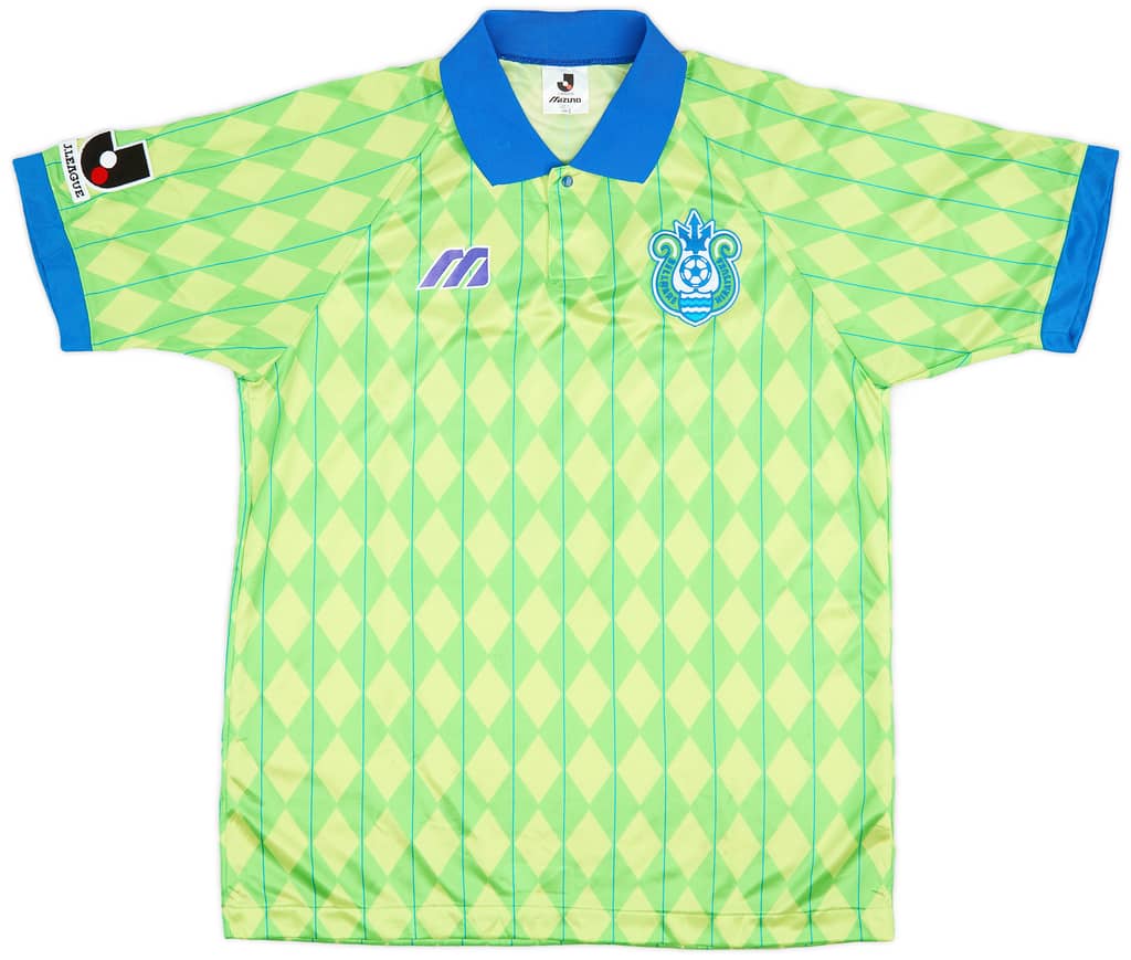 1993-95 Bellmare Hiratsuka Home Shirt - 8/10 - (L)