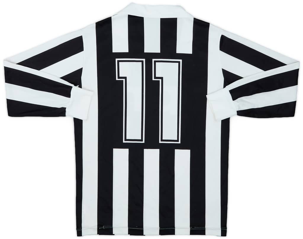 1989-90 Juventus Home L/S Shirt #11 - 6/10 - (L.Boys)