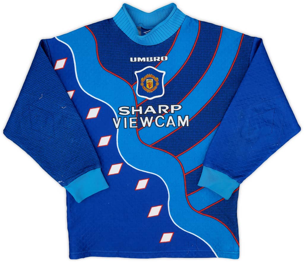 1994-97 Manchester United GK Shirt - 9/10 - (L.Boys)