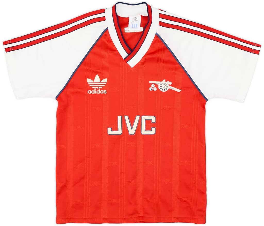 1988-90 Arsenal Home Shirt - 8/10 - (L.Boys)