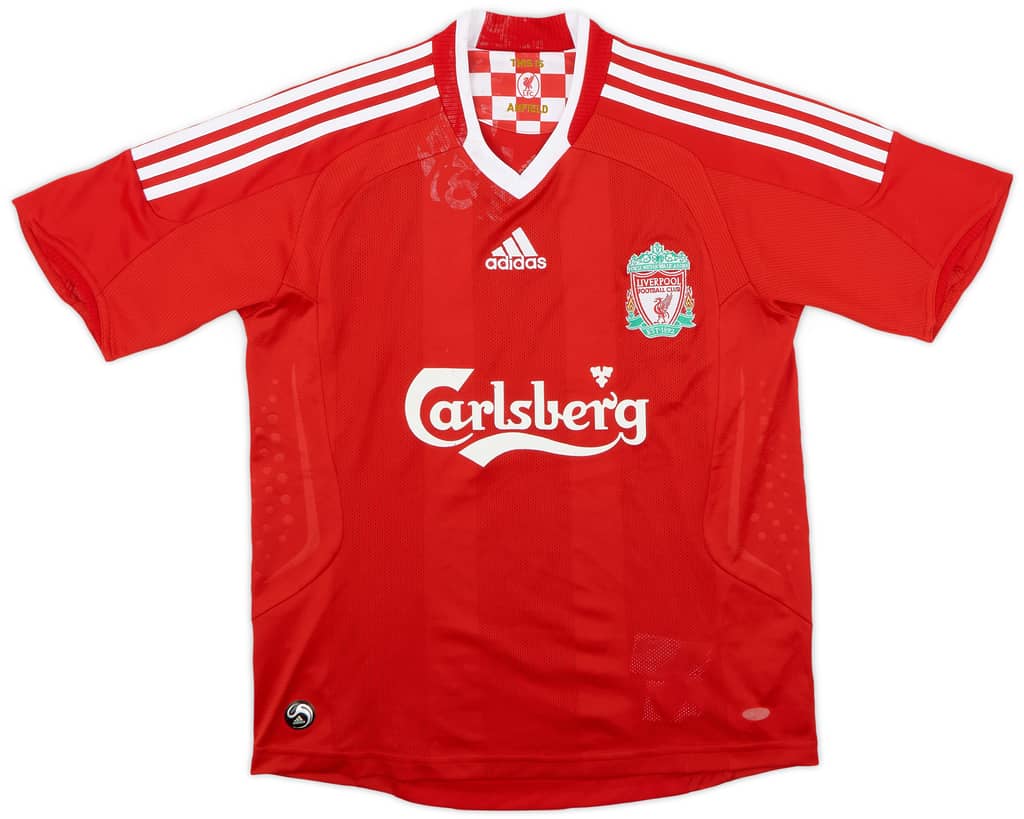 2008-10 Liverpool Home Shirt - 5/10 - (XL.Boys)