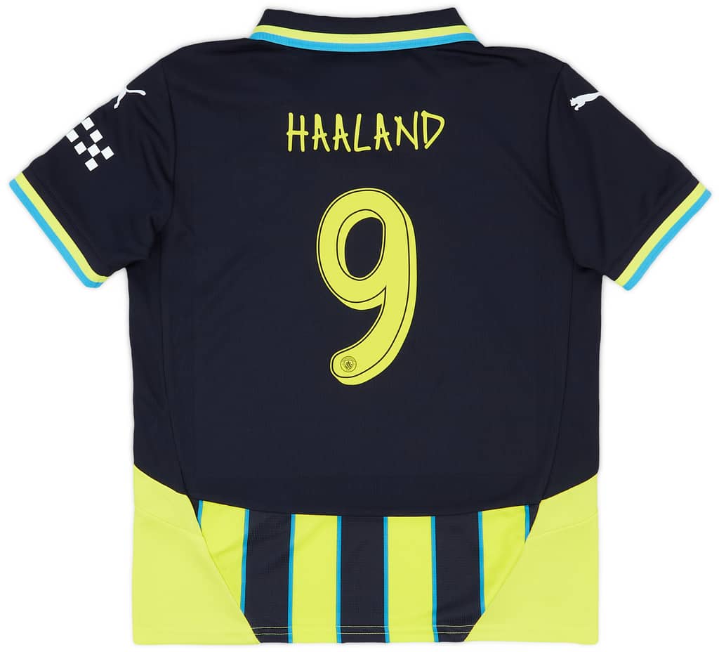 2024-25 Manchester City Away Shirt Haaland #9 (KIDS)