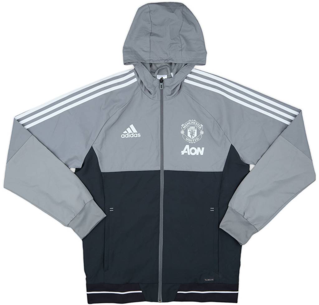 2017-18 Manchester United adidas Track Jacket - 10/10 - (M)