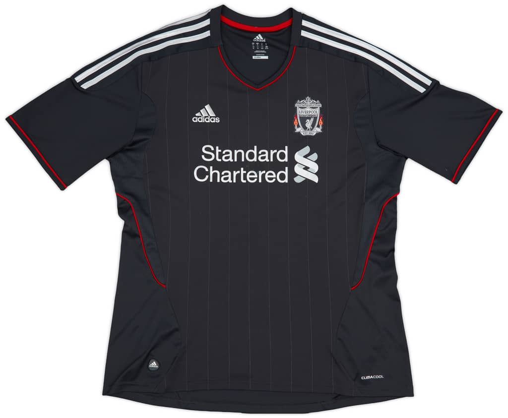 2011-12 Liverpool Away Shirt Gerrard #8 - 7/10 - (XL)
