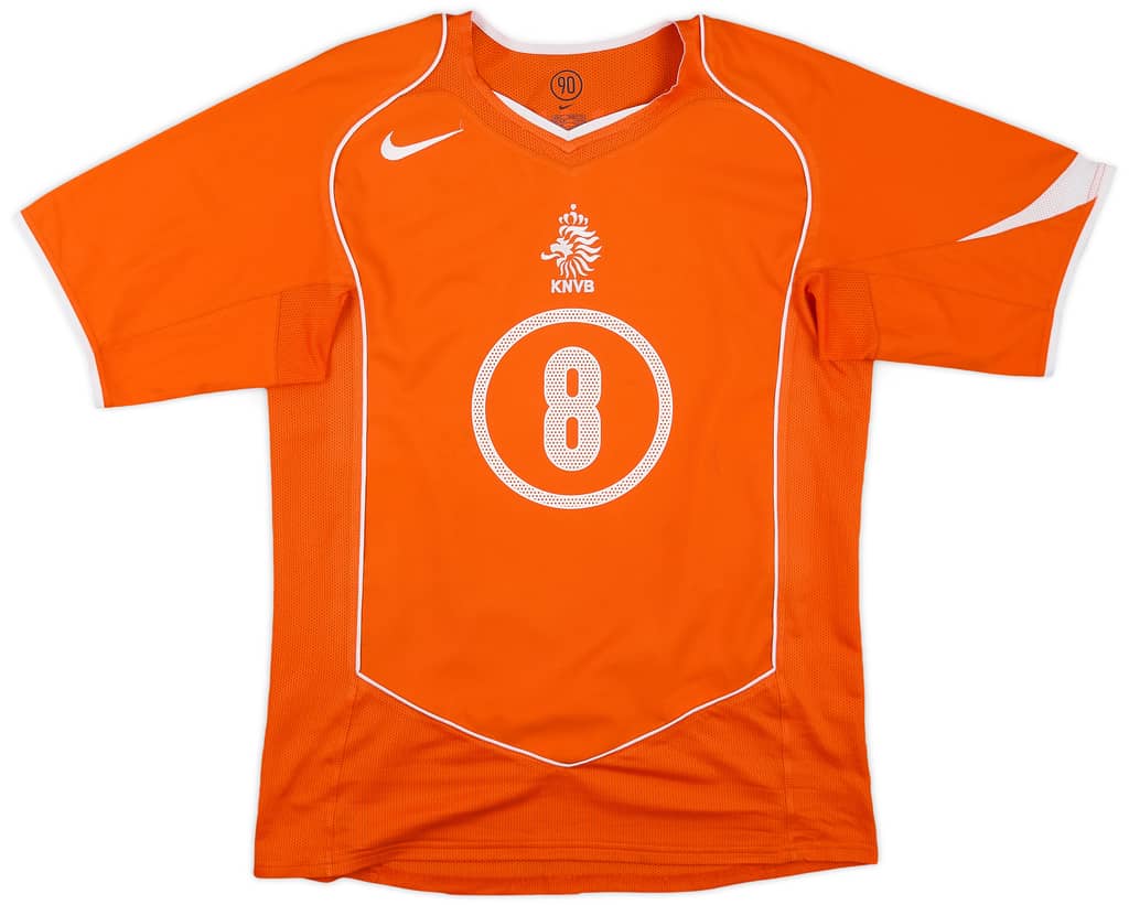 2004-06 Netherlands Home Shirt Davids #8 - 6/10 - (S)