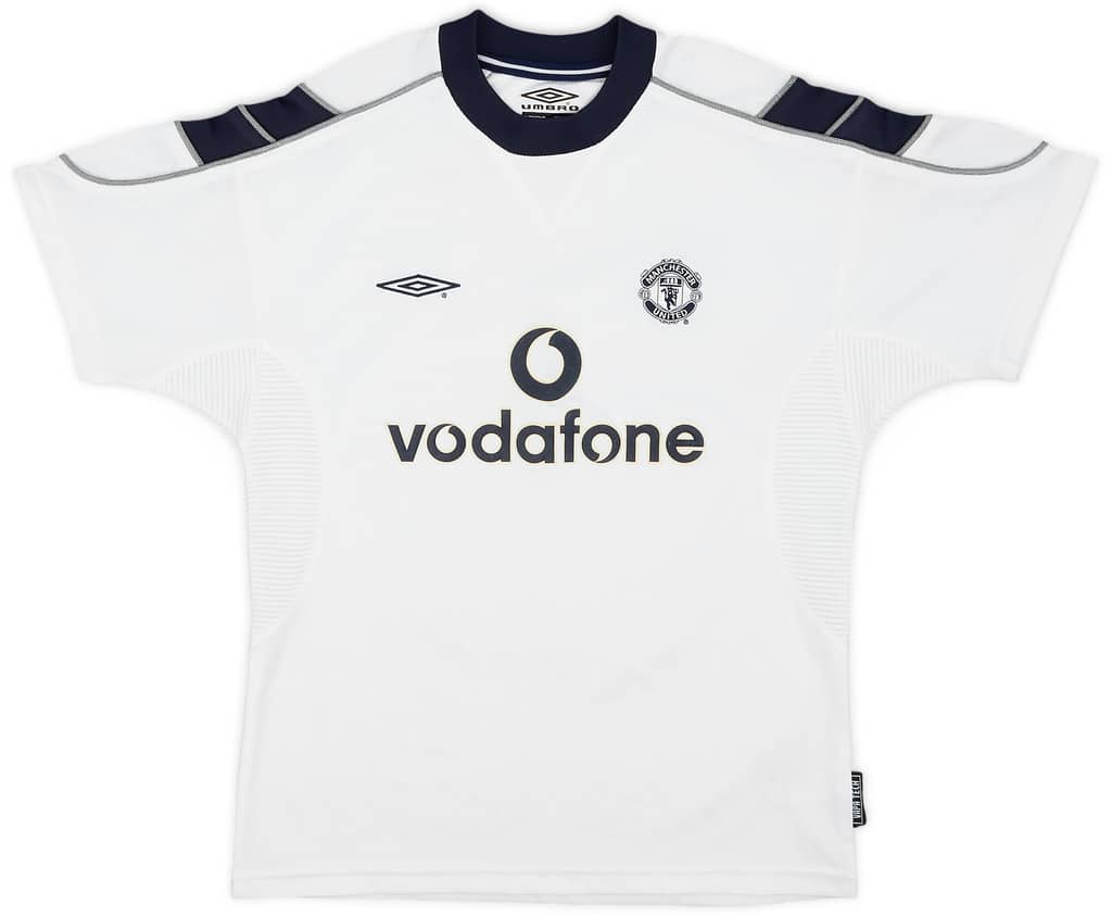 2000-01 Manchester United Away Shirt - 8/10 - (M.Boys)