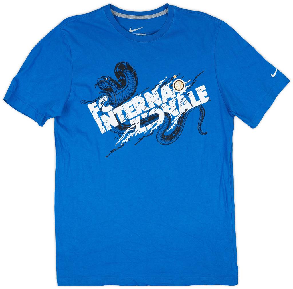2011-12 Inter Milan Nike Graphic Tee - 9/10 - (L)