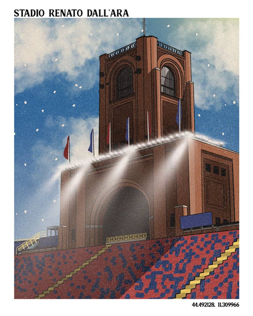Stadio Renato Dall'Ara A3 Print/Poster