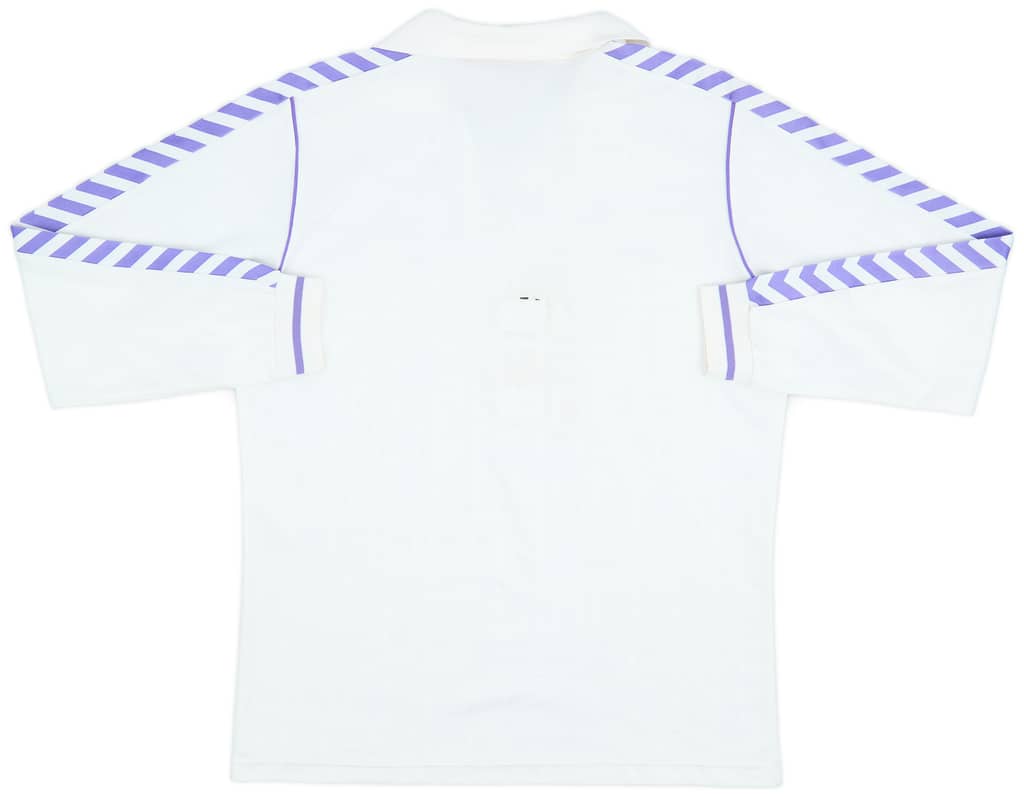 1986-88 Real Madrid Home L/S Shirt - 6/10 - (XL)