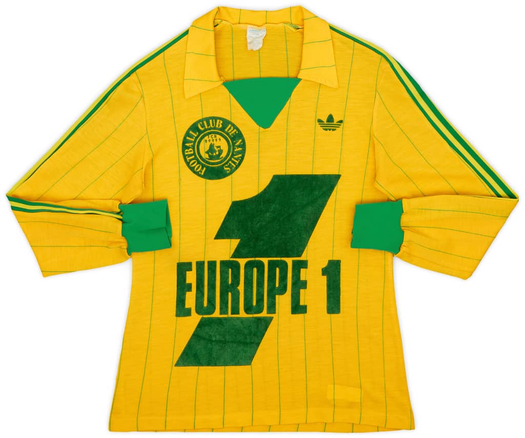 1980-81 Nantes Home L/S Shirt - 6/10 - (L.Boys)
