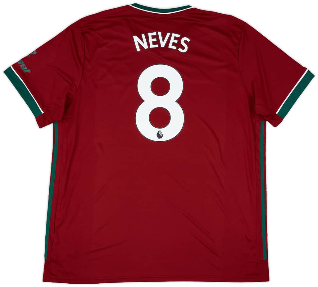 2020-21 Wolves Third Shirt Neves #8 - 10/10 - (XXL)