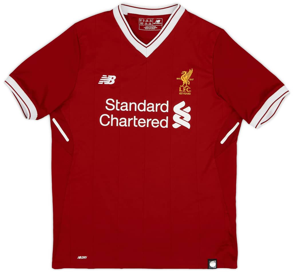 2017-18 Liverpool 125 Years Home Shirt - 8/10 - (XL.Boys)
