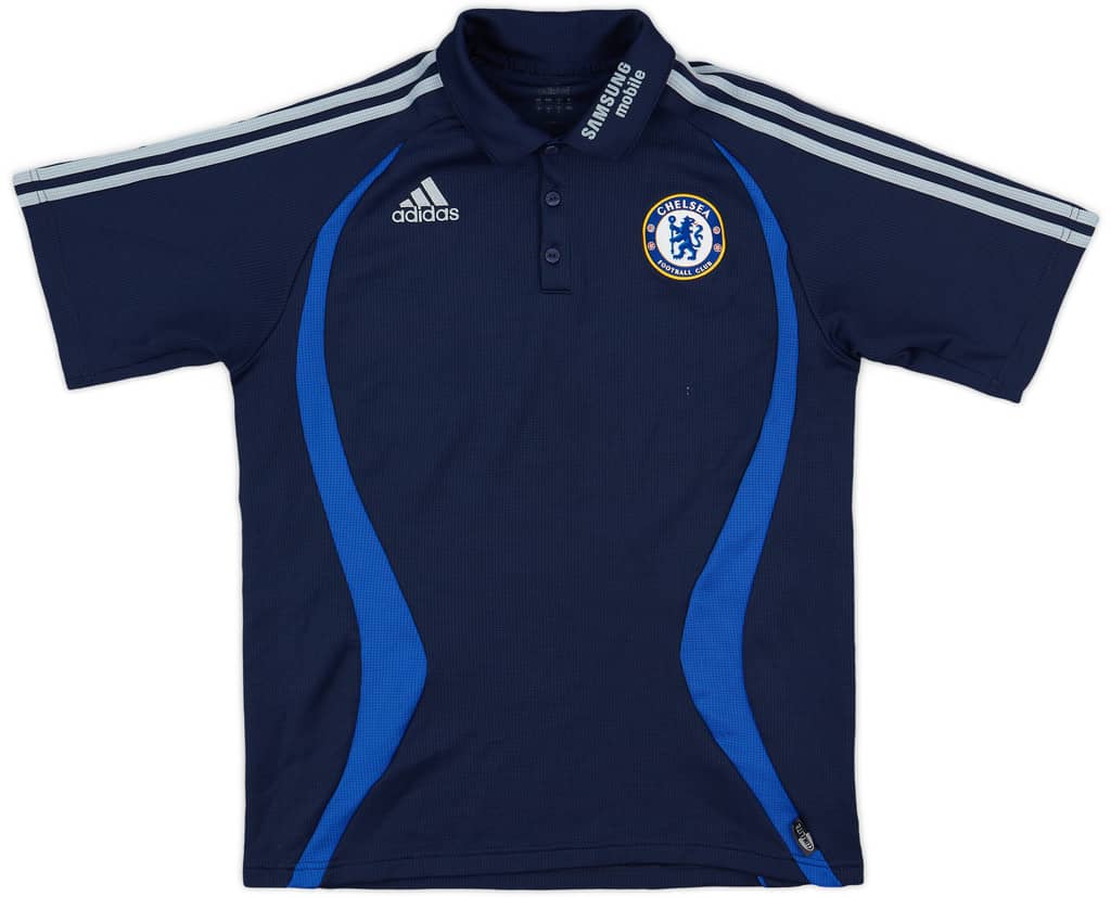 2006-07 Chelsea adidas Polo Shirt - 8/10 - (L)