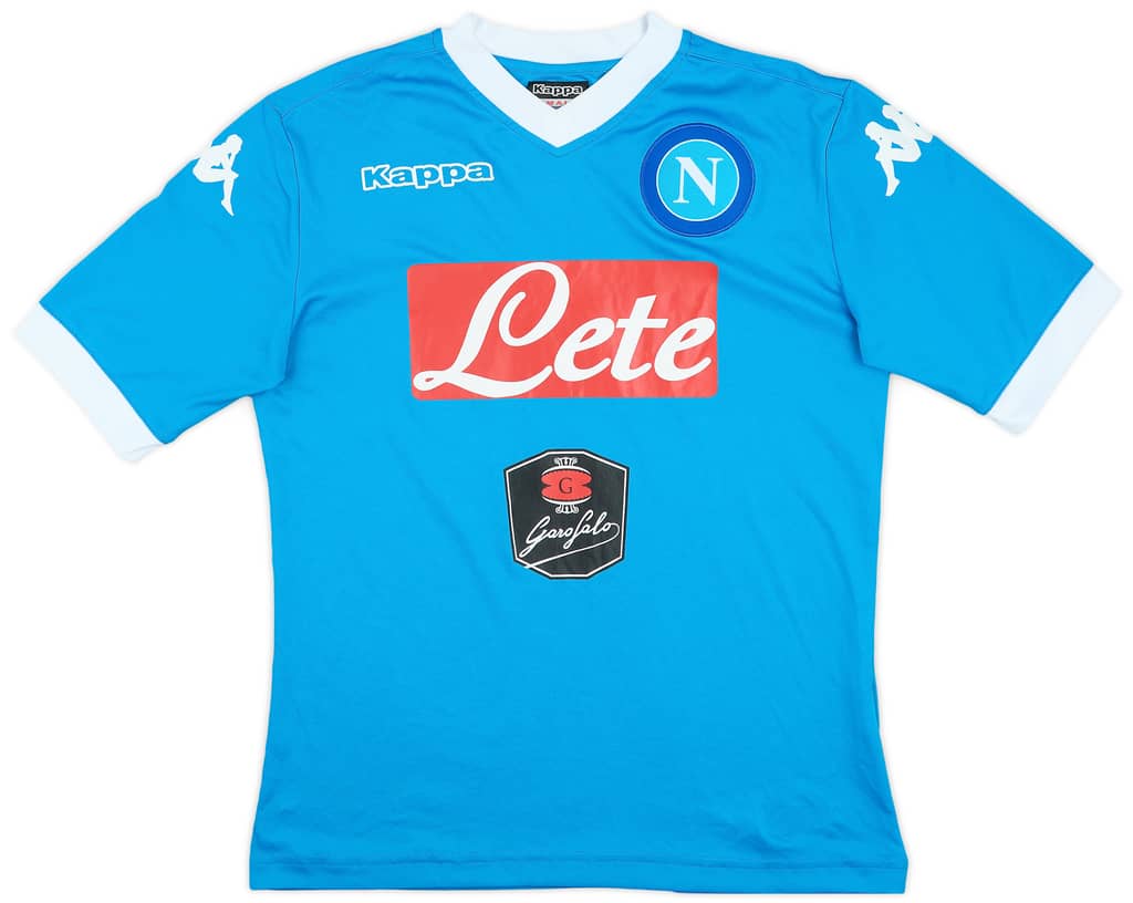 2015-16 Napoli Basic Home Shirt - 7/10 - (S)