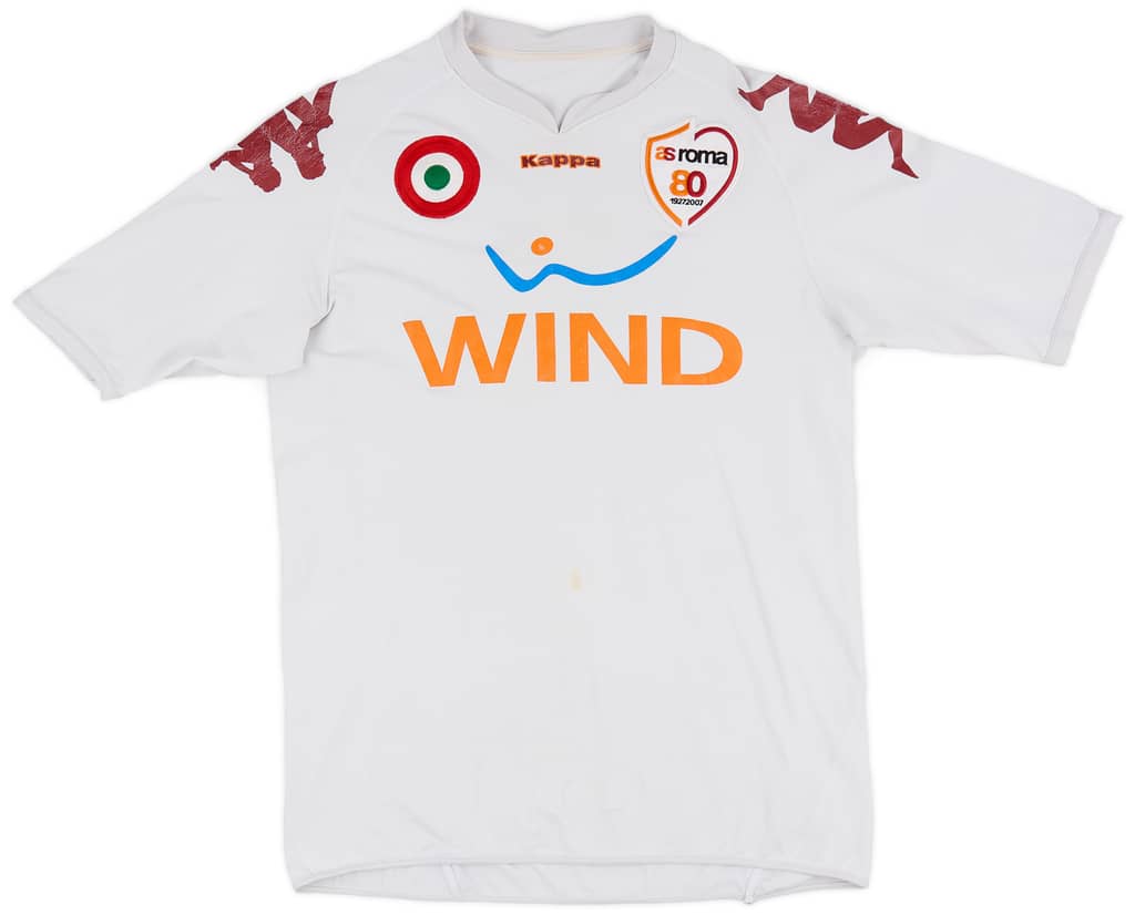 2007-08 Roma Away Shirt - 5/10 - (XL)