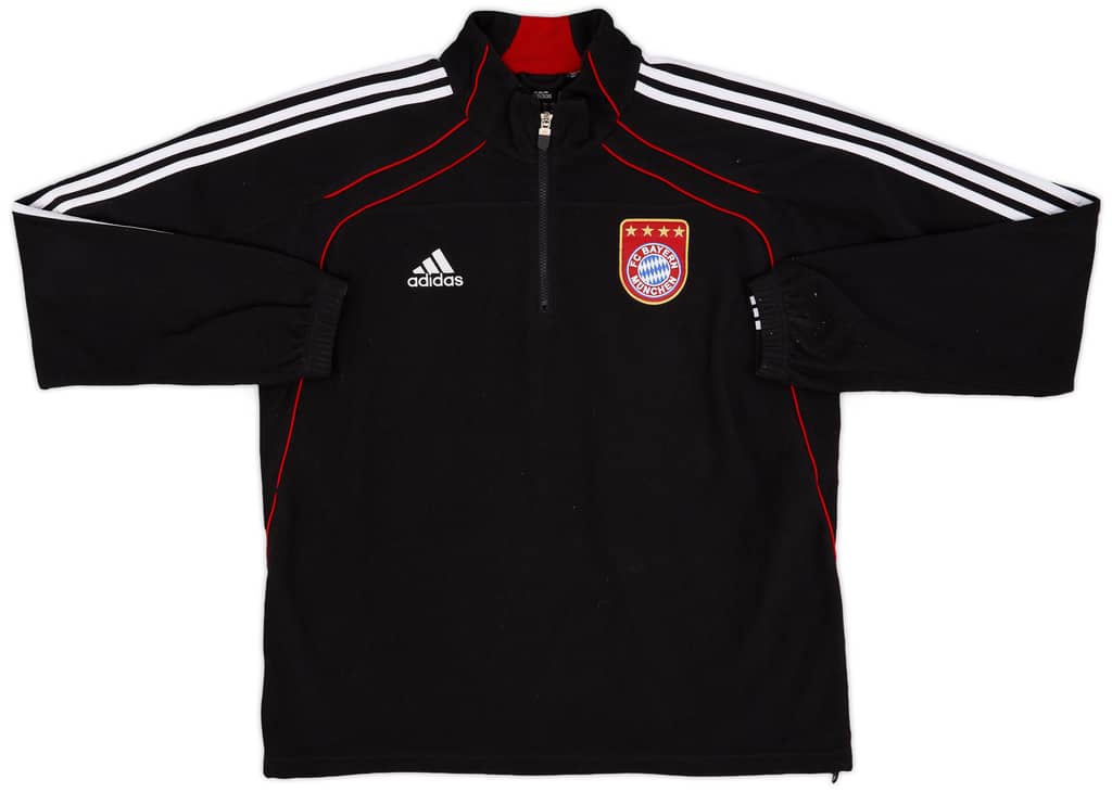 2010-11 Bayern Munich adidas 1/4 Zip Fleece Top - 8/10 - (L/XL)
