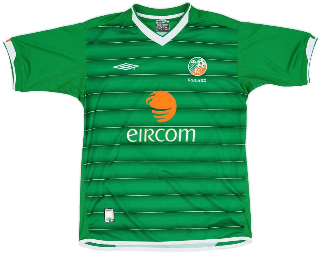 2003-04 Ireland Home Shirt Keane #6