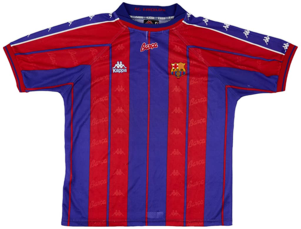 1997-98 Barcelona Home Shirt - 6/10 - (L)