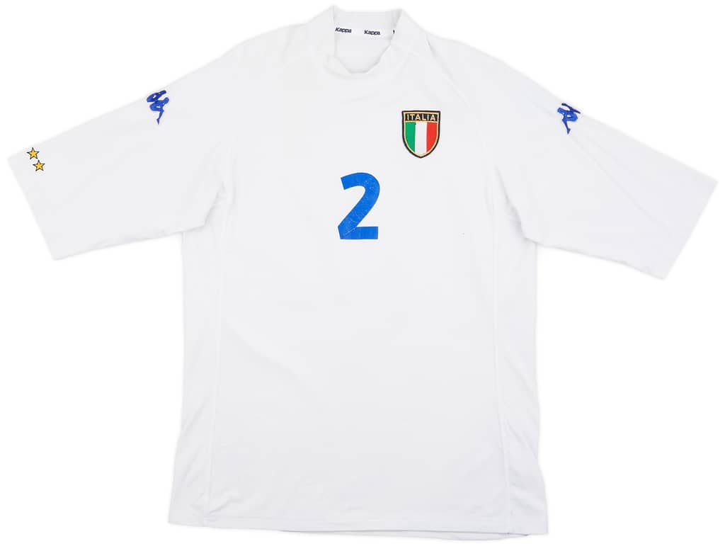 2000-01 Italy Away Shirt #2 - 7/10 - (XL)