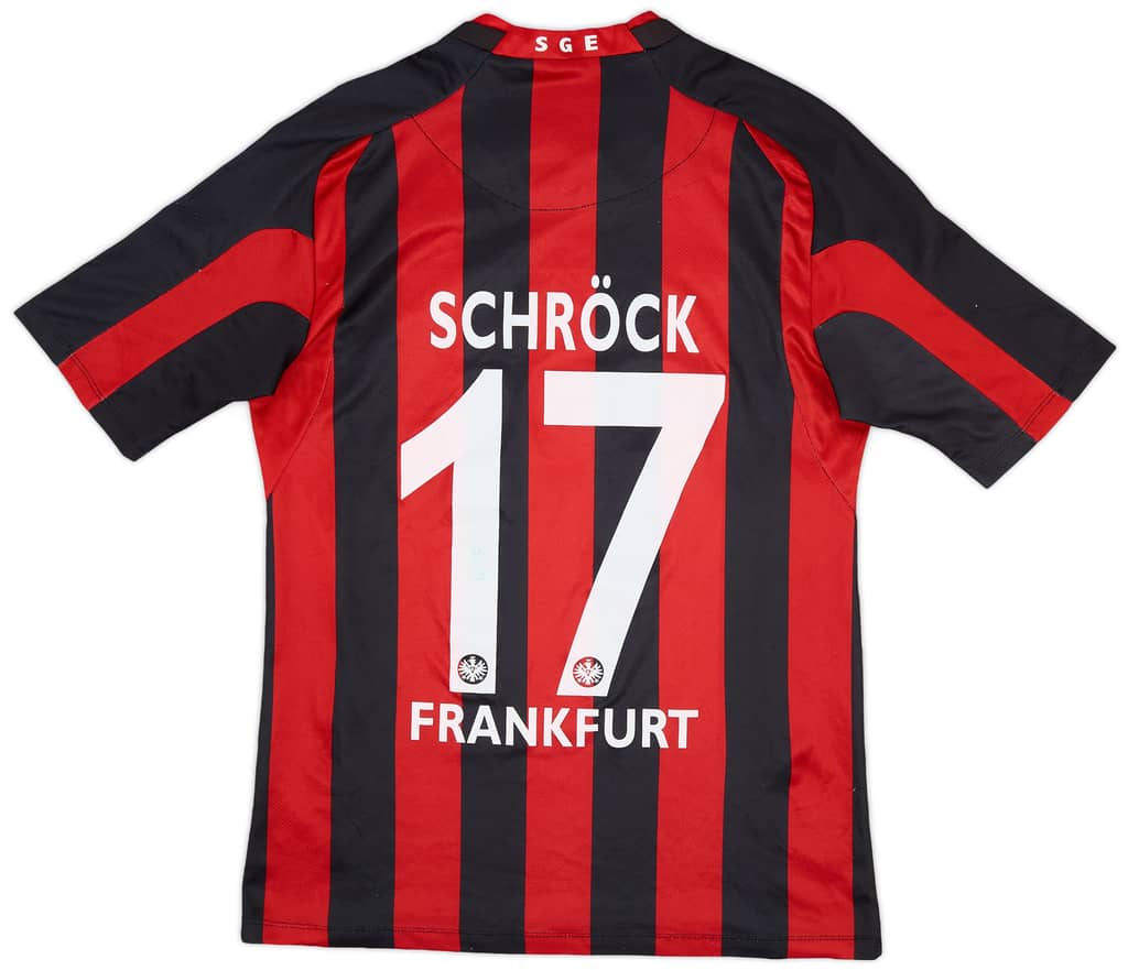 2013-14 Eintracht Frankfurt Home Shirt Schrock #17 - 5/10 - (S)