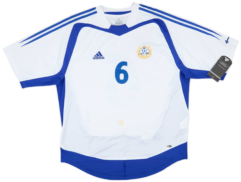 2004-06 Finland Home Shirt #6 (XL)