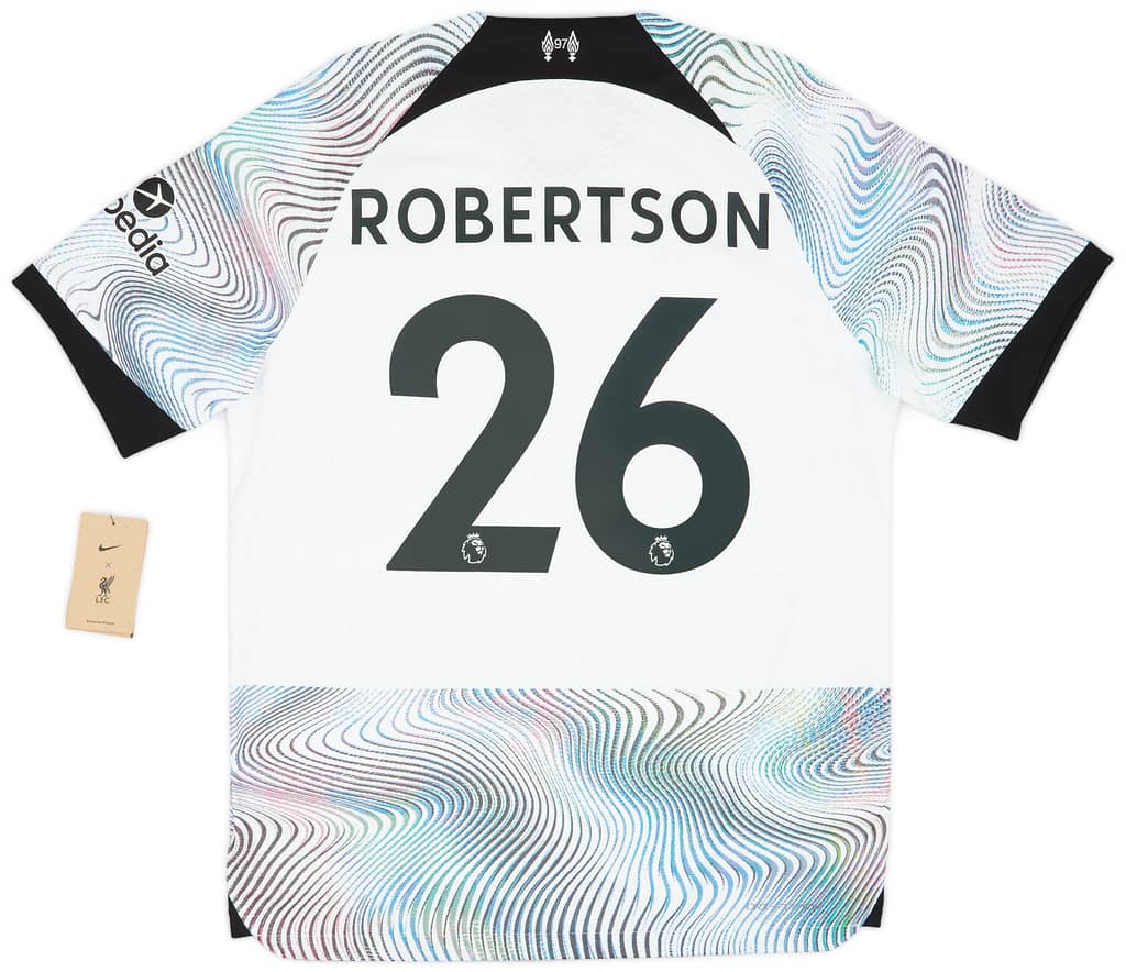 2022-23 Liverpool Authentic Away Shirt Robertson #26