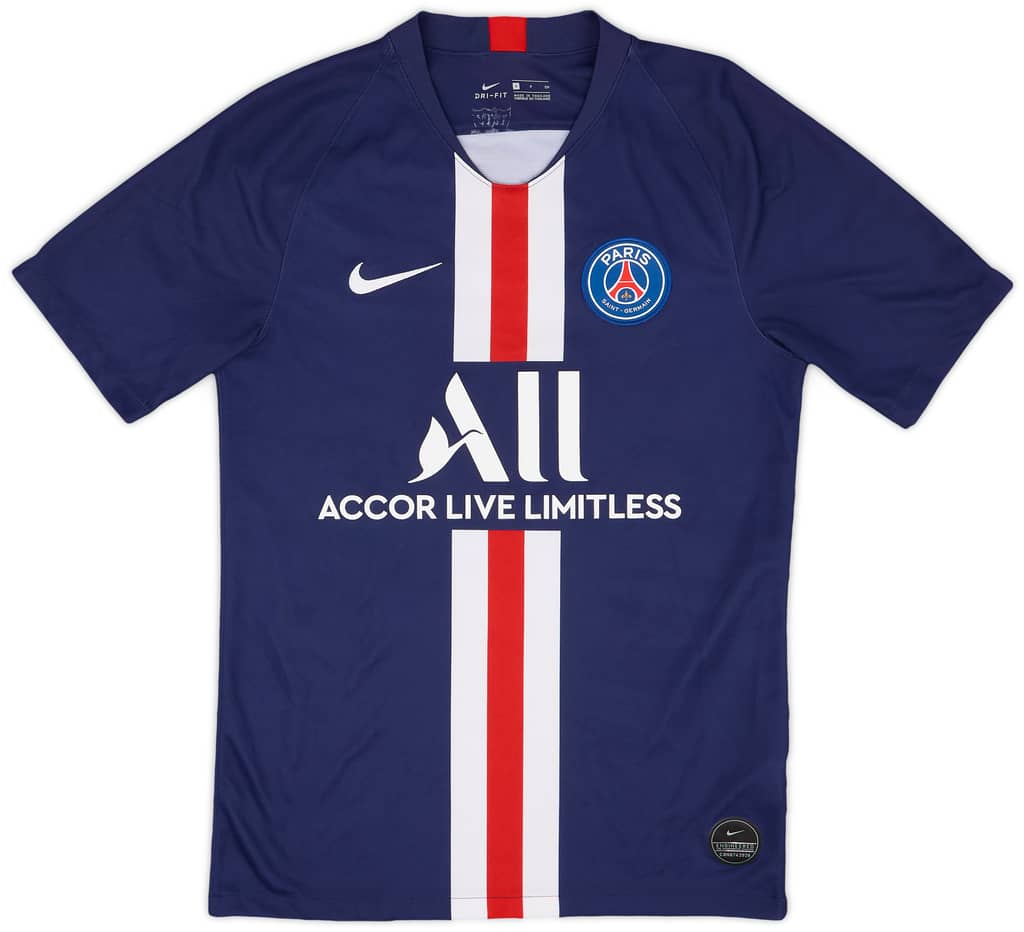 2019-20 Paris Saint-Germain Home Shirt Mbappe #7 - 8/10 - (S)