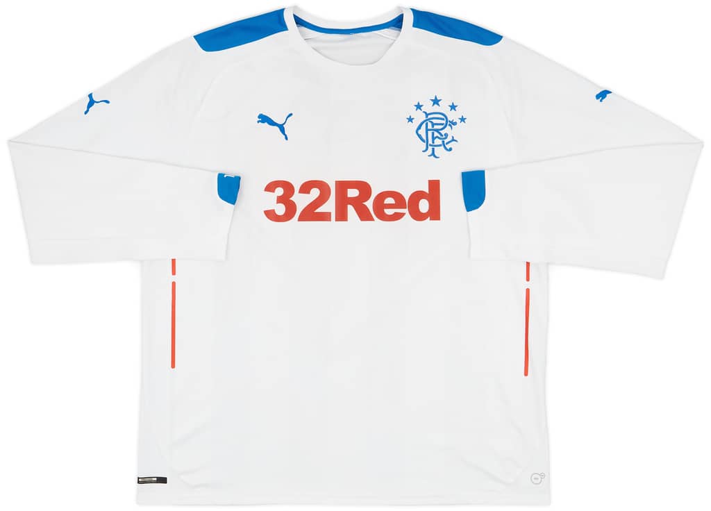 2014-15 Rangers Away L/S Shirt - 6/10 - (XL)