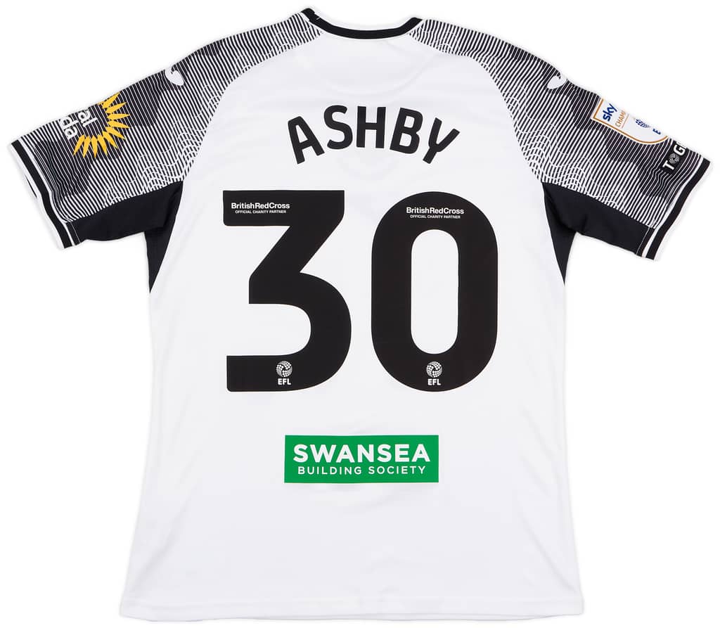 2023-24 Swansea Match Issue Home Shirt Ashby #30