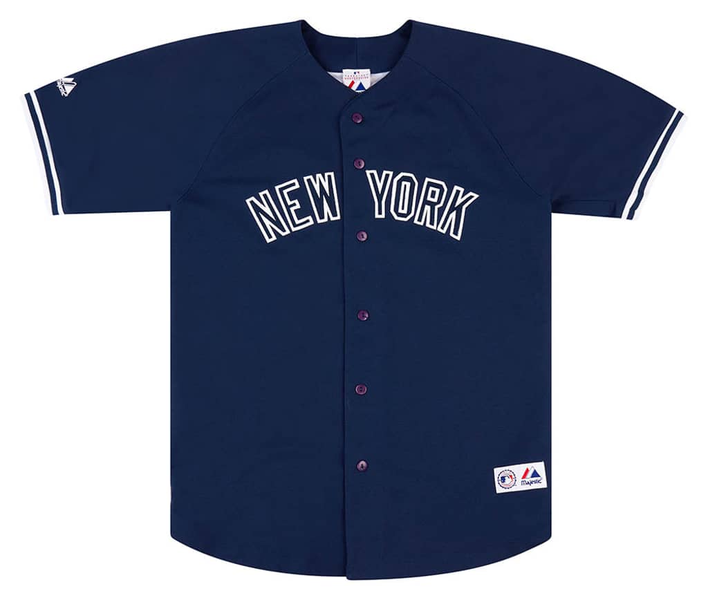 2000s New York Yankees Derek Jeter Majestic Fanimation Jersey Y