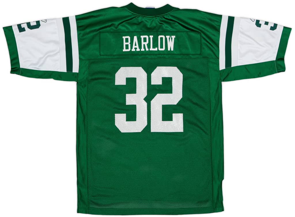 2006 New York Jets Barlow #32 Reebok On Field Home Jersey - 6/10 - (L)